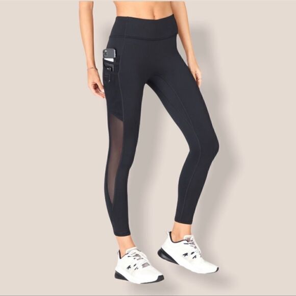 Fabletics Trinity Motion365® High Rise 7/8 Legging SZ Small in Black - Picture 1 of 11